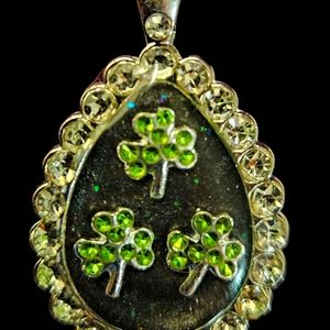 St. Patricks Day Lucky Charm Pendent